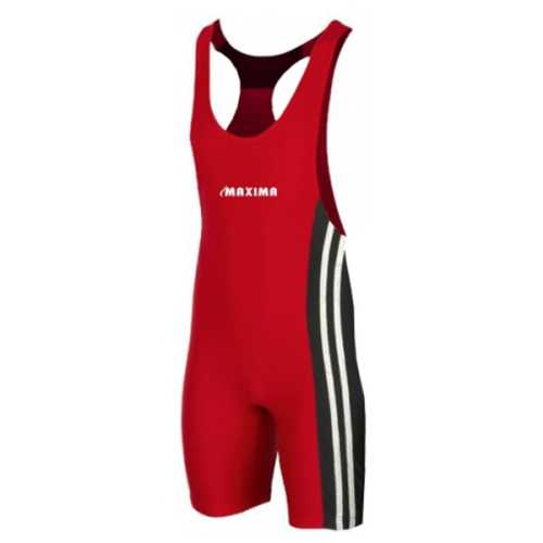 Трико за борба и вдигане на тежести. Червено