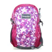 Ежедневна раница, Оne polar,po1578-p-mx, Розова с апликации