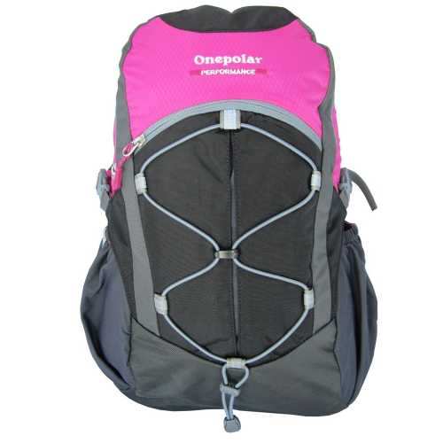 Ежедневна раница, Оne polar,po1583-p-mx, Черна, розова