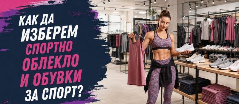 Как да изберем спортно облекло и обувки за спорт