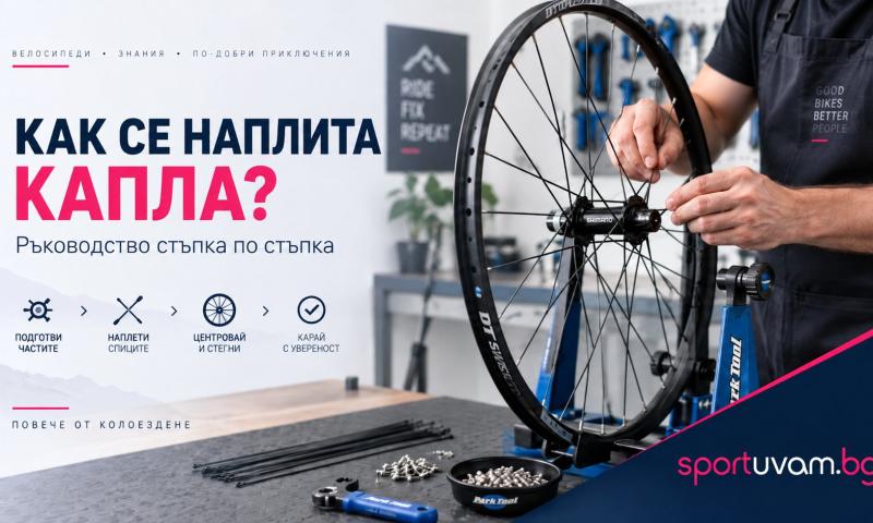 Как се наплита капла на велосипед? Пълно ръководство стъпка по стъпка