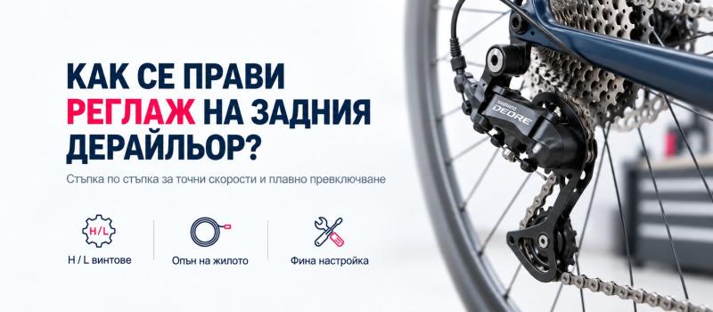 Как се прави реглаж на заден дерайльор? Стъпка по стъпка