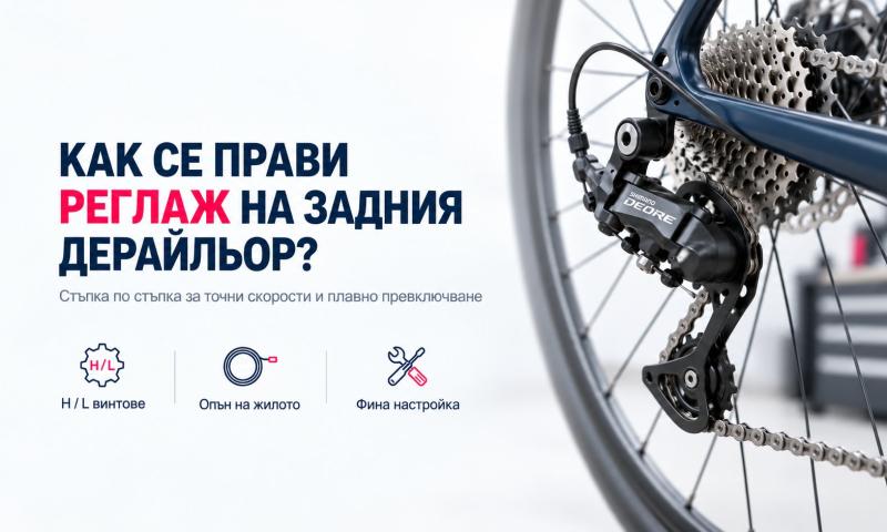 Как се прави реглаж на заден дерайльор? Стъпка по стъпка