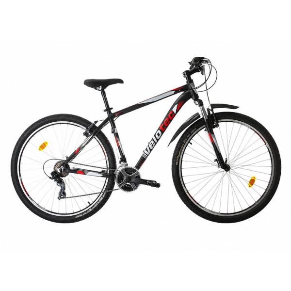 Планински велосипед VELOTEC PRO 29 черно и червено с Shimano скорости