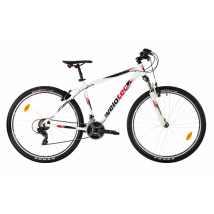 Планински велосипед VELOTEC PRO 29 бял и червен с Shimano скорости