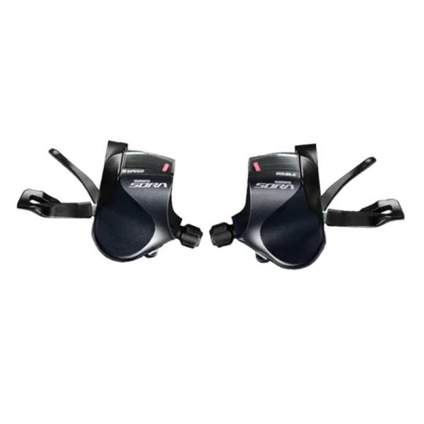 Комплект команди Shimano Sora SL-R3000 2x9 скорости Сиви/черни