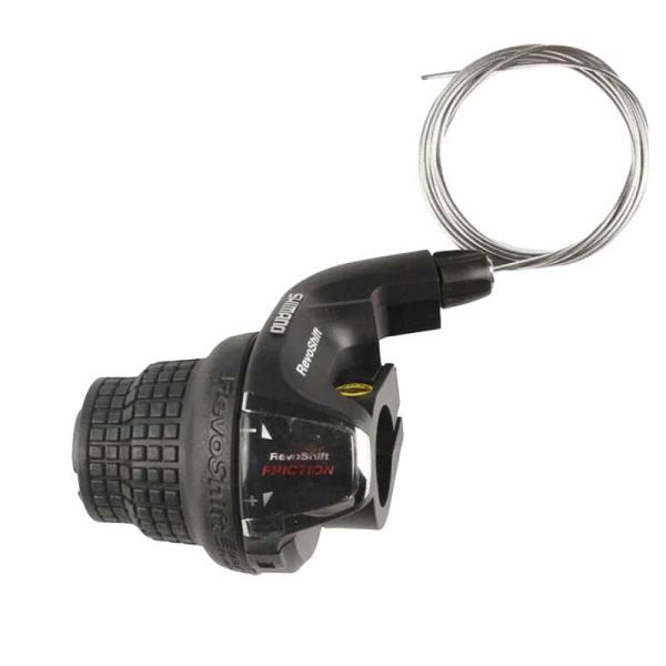 Команда въртяща Shimano Tourney SL-RS35 3 скорости, лява, черна