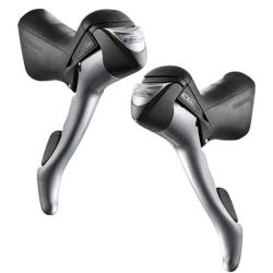 Комплект шосейни команди Shimano Claris ST-2400/ST-2403 3×8 скорости, лява и дясна, черни