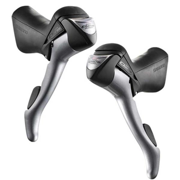 Комплект шосейни команди Shimano Claris ST-2400/ST-2403 3×8 скорости, лява и дясна, черни