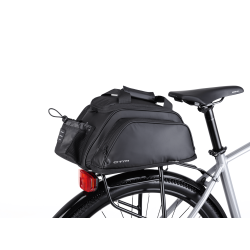Чанта за багажник CTM GrandCruize 11–19L – разширяема, черна