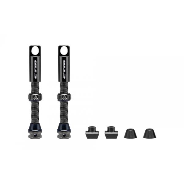Безкамерни вентили CTM Tubeless 44 мм – черни, 2 бр