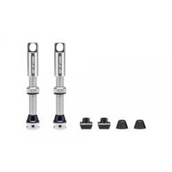 Вентили за безкамерни гуми CTM Tubeless Valve 44 мм – сребристи, 2 бр.