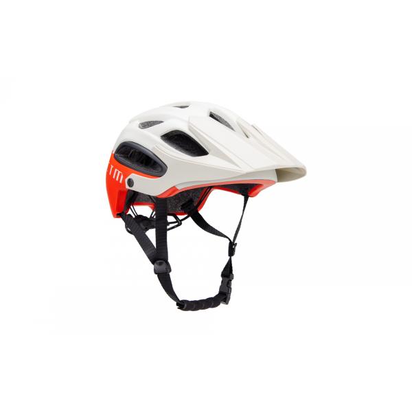 Каска MTB CTM Draax – сиво-рубинена