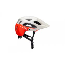 Каска MTB CTM Draax – сиво-рубинена