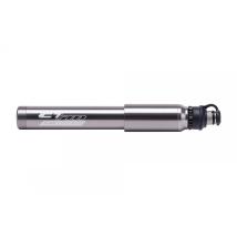 Мини помпа за велосипед CTM STRAW – 150 PSI, металик сива