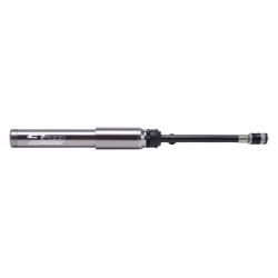 Мини помпа за велосипед CTM STRAW – 150 PSI, металик сива