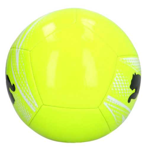 Футболна топка PUMA Attacanto Graphic, Размер 5, Електриково жълто с черно