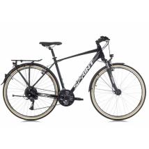 Велосипед Sprint Croxer Man VBR Trek 28 3x8 скорости, черен гланц/бял