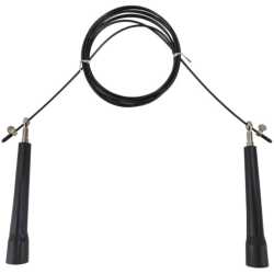 Бързо въже за скачане Maxima, 3 м, Черно