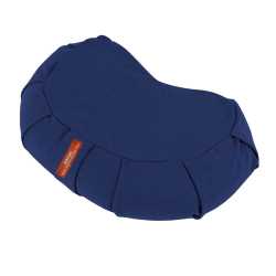 Възглавница за медитация полумесец ,полузафу Maxima, Син, 43x27x13 см