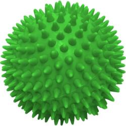 Топка масажна 70 мм, Плътна с бодлички, зелена