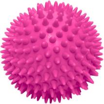Топка масажна 70 мм, Плътна с бодлички, розова