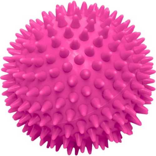 Топка масажна 70 мм, Плътна с бодлички, розова