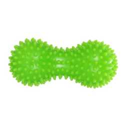 Топка масажна двойна Maxima, С форма на фъстък, 15х7 см, Плътна