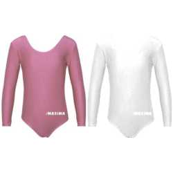 Детско трико Maxima с дълъг ръкав за гимнастика, балет и танци