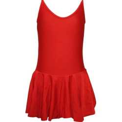 Детско танцувално ,балетно трико Maxima с тънки презрамки и поличка