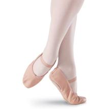 Танцови обувки бежови с ластик