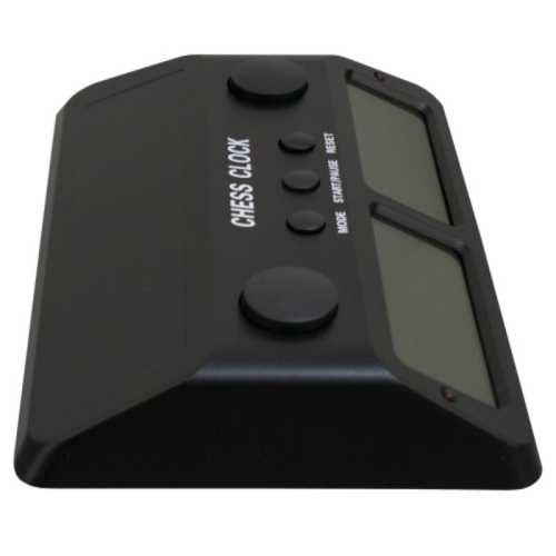 Електронен часовник MAXIMA за шах и настолни игри Черен 19 х 13 х 3 см PVC