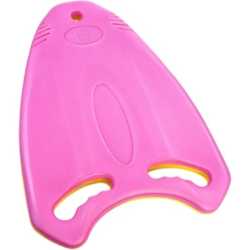 Дъска за плуване MAXIMA 44x32 см Жълта с розови ръкохватки