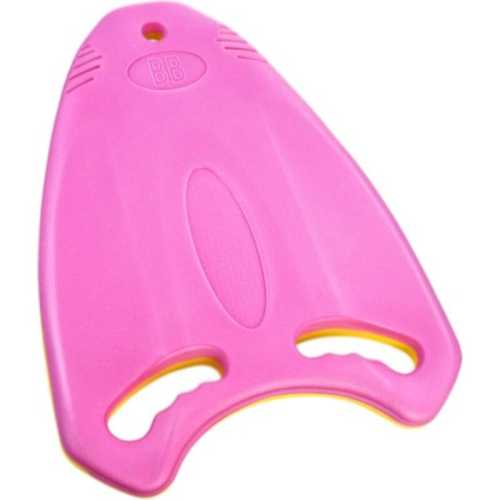 Дъска за плуване MAXIMA 44x32 см Жълта с розови ръкохватки