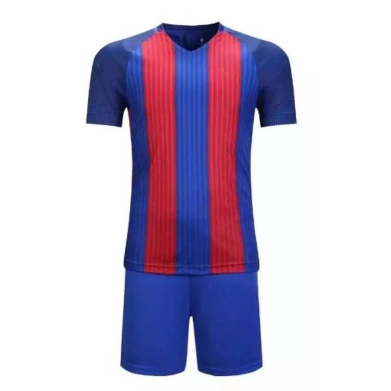 Детски екип за футбол/волейбол/хандбал Размер 26 Син с Червено Полиестер