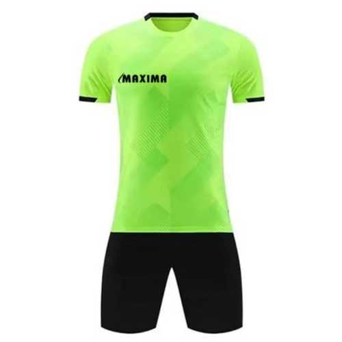 Екип MAXIMA фланелка с шорти електриково зелен черен 100% полиестер