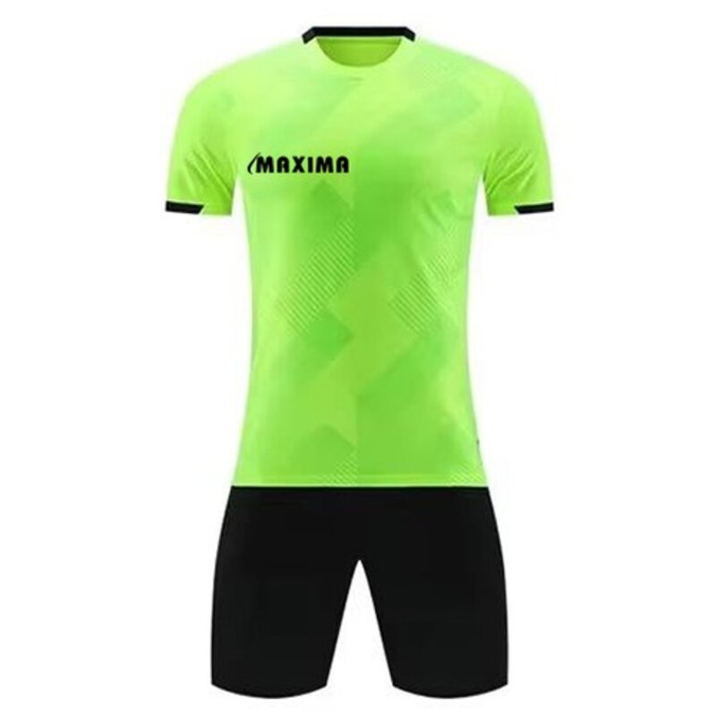 Екип MAXIMA фланелка с шорти електриково зелен черен 100% полиестер