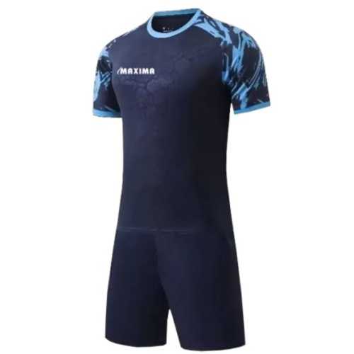 Екип MAXIMA фланелка с шорти тъмносин 100% полиестер