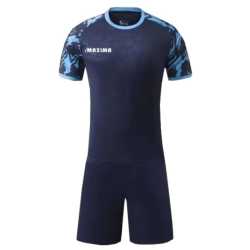 Екип MAXIMA фланелка с шорти тъмносин 100% полиестер