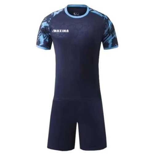 Екип MAXIMA фланелка с шорти тъмносин 100% полиестер