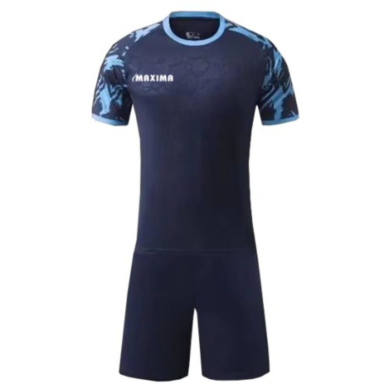 Екип MAXIMA фланелка с шорти тъмносин 100% полиестер