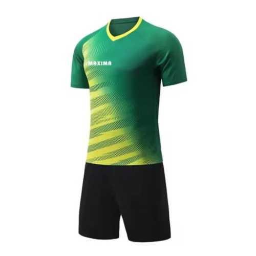 Екип MAXIMA фланелка с шорти Зелен, 100% полиестер