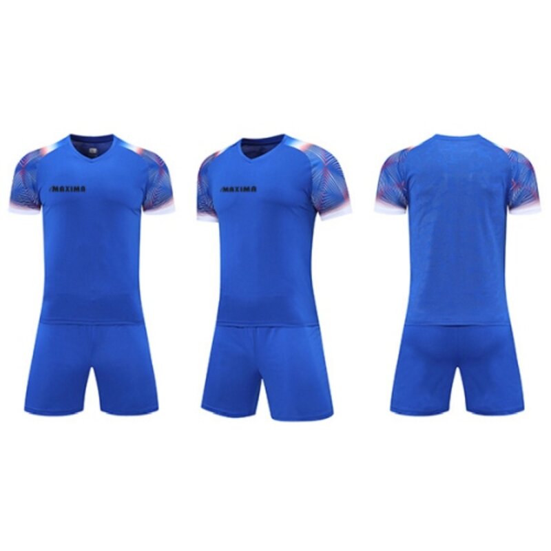 Екип MAXIMA фланелка с шорти Син 100% полиестер