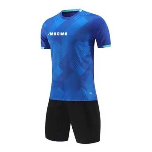 Екип MAXIMA за футбол/волейбол/хандбал с фланелка и шорти (син с черен)