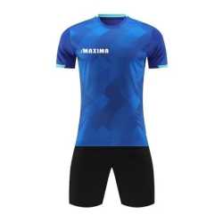 Екип MAXIMA за футбол/волейбол/хандбал с фланелка и шорти (син с черен)