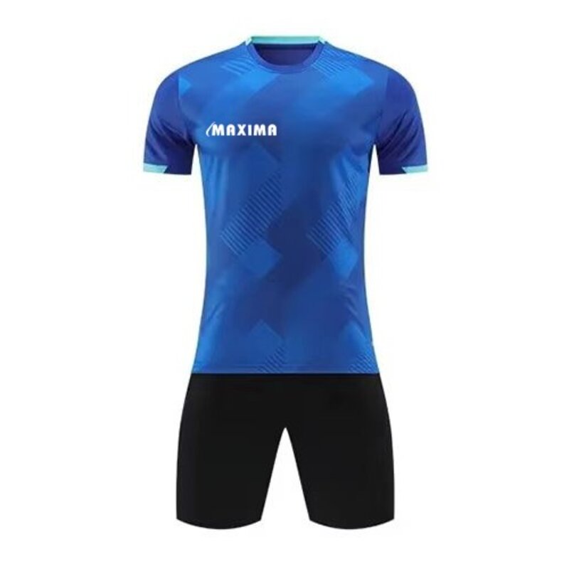 Екип MAXIMA за футбол/волейбол/хандбал с фланелка и шорти (син с черен)
