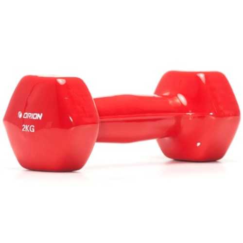 Гира ORION 2 кг Червена с винилово покритие