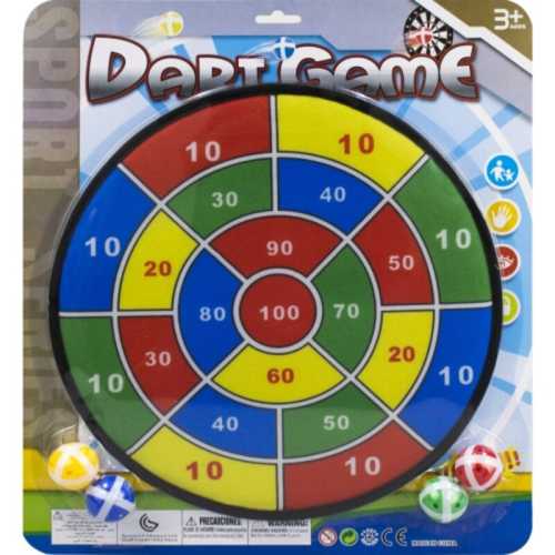 Играчка Мишена Мек Дартс 36 см с 3 Велкро Топчета