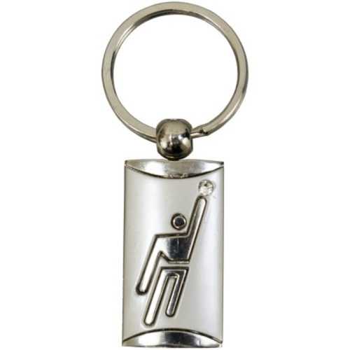 Метален ключодържател с баскетболист