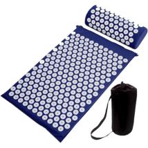 Масажна постелка MAXIMA с възглавница 60x38 см Син